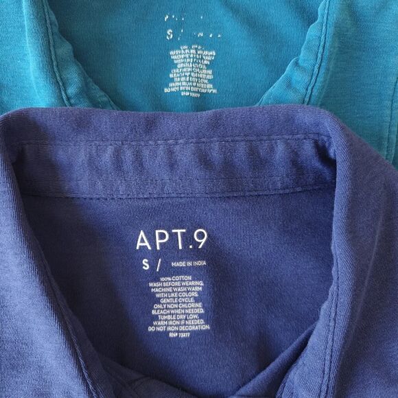 Pair of Apt. 9 polo shirts sz S - Picture 8 of 8